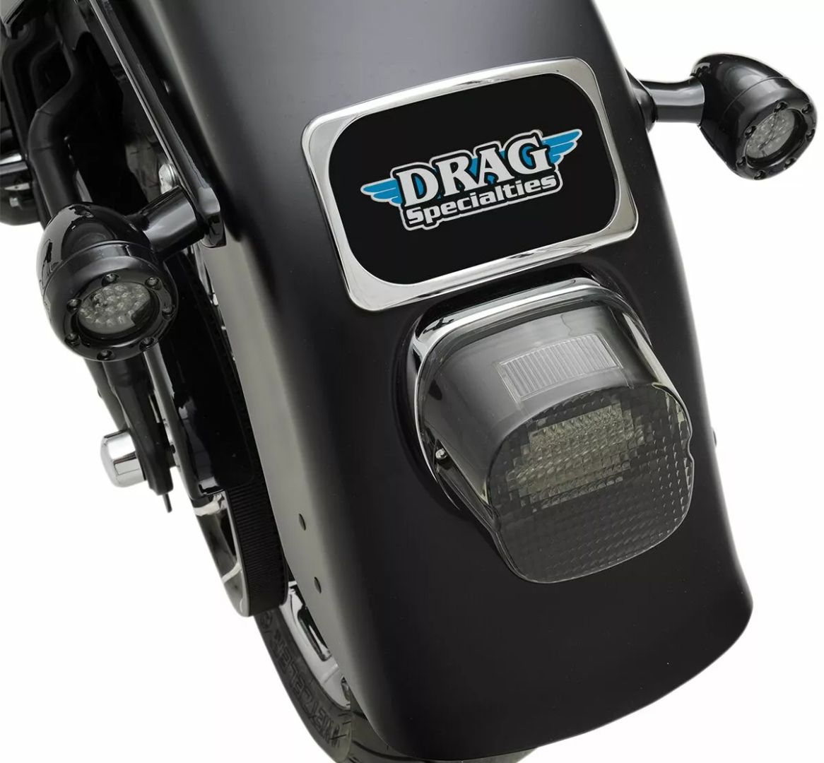 Drag specialties 78070114 kis sugár három csavaros rendszám-tartó szerelvény Rendszámtartó 4