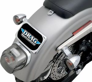 Drag specialties 78070114 kis sugár három csavaros rendszám-tartó szerelvény Rendszámtartó 2