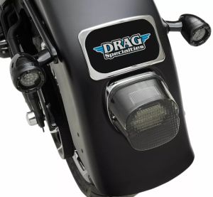 Drag specialties 78070114 kis sugár három csavaros rendszám-tartó szerelvény Rendszámtartó 4