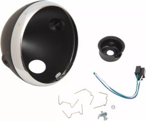 Emgo 66-65068 Lucas Style 7" Oldalra szerelhető fényszóróhéjak Fényszóró, helyzetjelző
