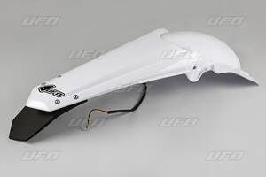 Ufo enduro hátsó sárvédõ W/ LED-LIGHT Yamaha YZ250F fehér Fényszóró, helyzetjelző