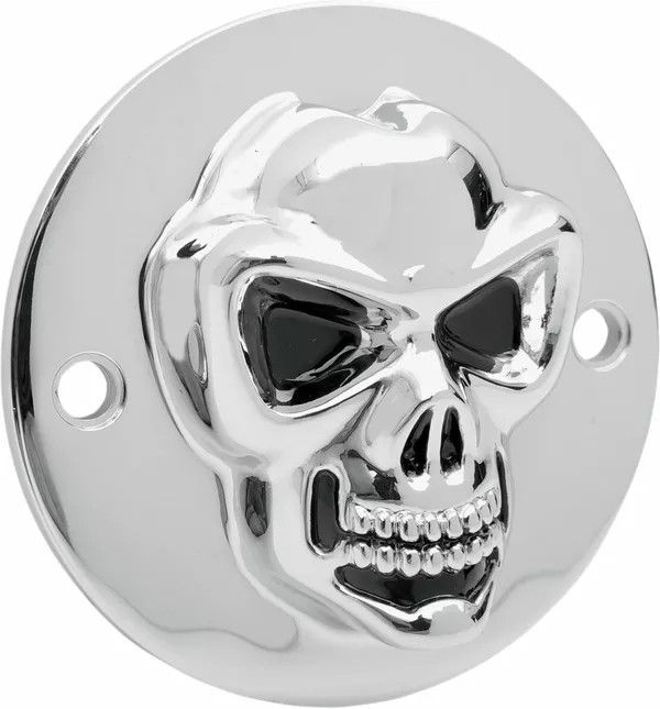 Drag specialties 30-0185-PC 3D koponyacsúcsok burkolata Motorblokk dekli 0