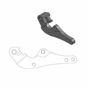 Moto-master 211054 Supermoto utcai rotor adapter konzol Féknyereg és tuning féknyereg kittek