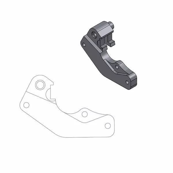 Moto-master 211049 áthelyező tartó az OEM féknyereghez Féknyereg és tuning féknyereg kittek 0