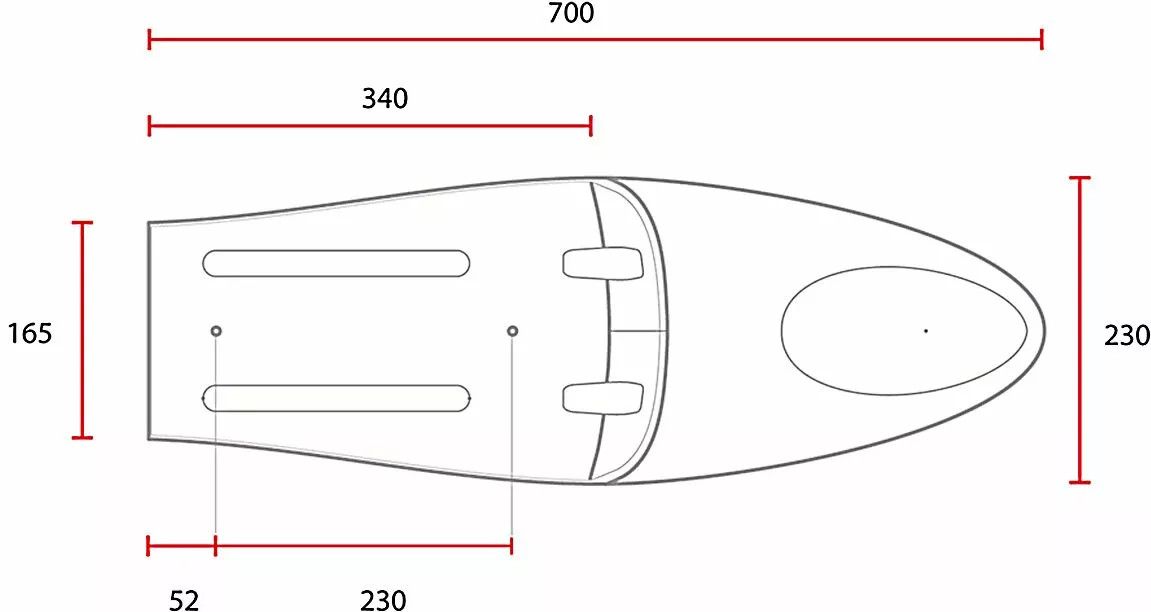 C-racer SCR2.3-BLHB Cafe Racer Seat Ülés, nyereg 4