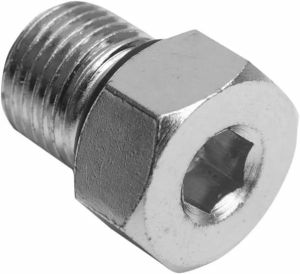 Drag specialties D11-0301-P mágneses leeresztő dugó Motorblokk dekli