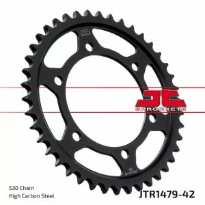 Jt sprockets JTR1479.42ZBK hátsó lánckerék indukciós edzett fekete horgany bevonat Lánckerék
