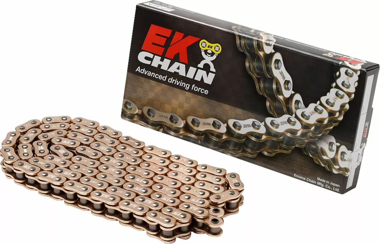 EK 525ZVX3-120/GXG 525 ZVX3 Extreme Sportbike sorozatú lánc Meghajtólánc , motorkerékpár lánc 0