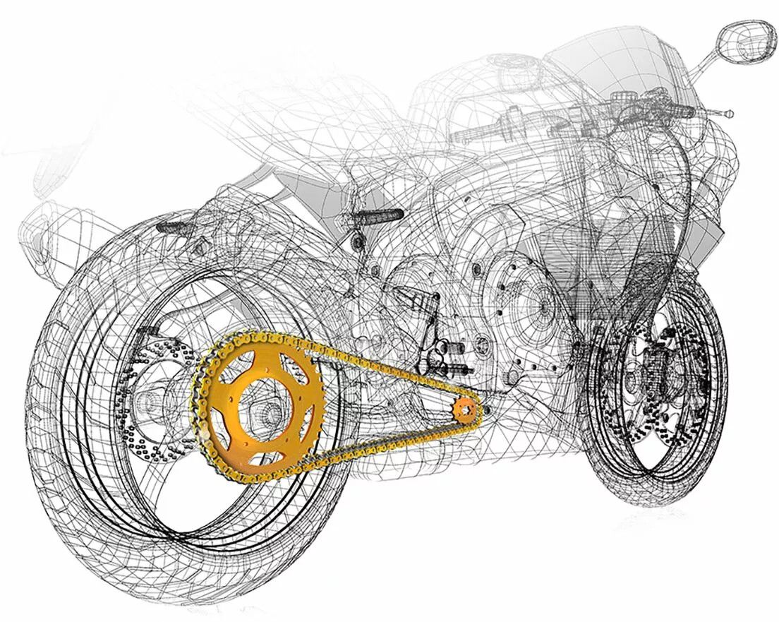 Regina KD040 lánc és lánckerék készlet Motorkerékpár és quad meghajtó lánc és lánckerék szett 1