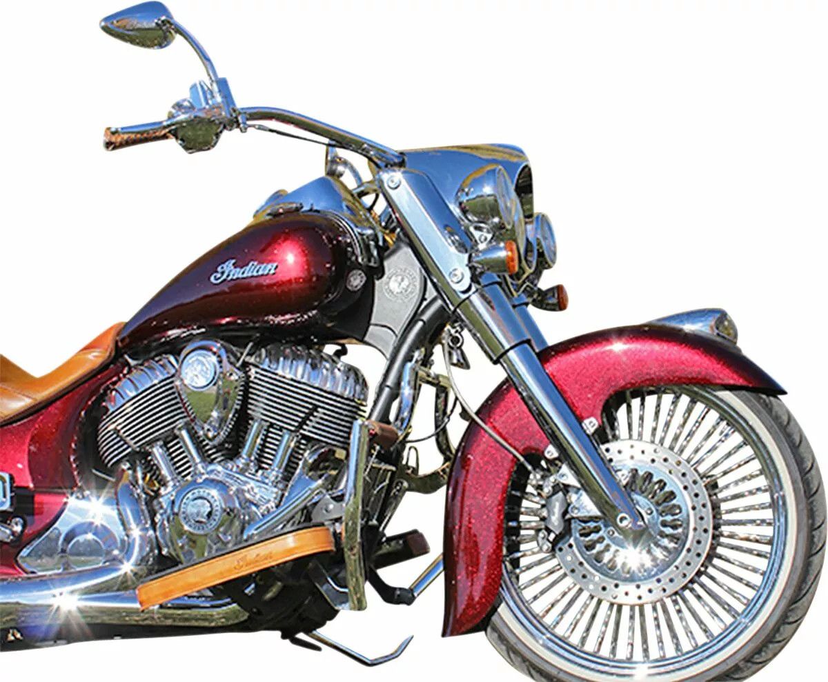 Klock werks KW05-01-0400 első sárvédő az indiai Springfield Roadmaster vezető számára Sárvédő, vázvédő, idom 1