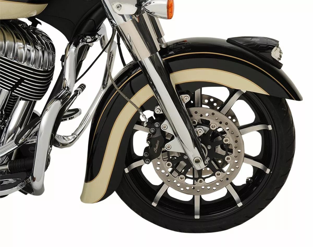 Klock werks KW05-01-0400 első sárvédő az indiai Springfield Roadmaster vezető számára Sárvédő, vázvédő, idom 4