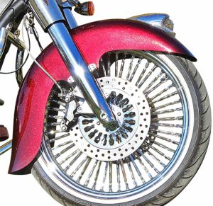 Klock werks KW05-01-0400 első sárvédő az indiai Springfield Roadmaster vezető számára Sárvédő, vázvédő, idom 2
