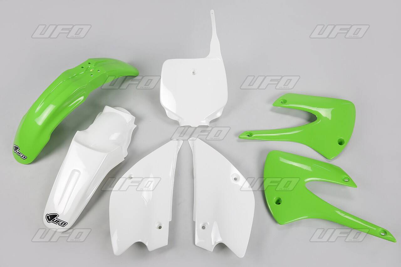 Ufo teljes RESTYLE BODY készlet Kawasaki KX85 OEM-COLOR Sárvédő, vázvédő, idom 0
