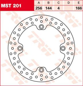 Trw MST201 kerek fix fékrotor 250-299mm Féktárcsa és alkatrészei