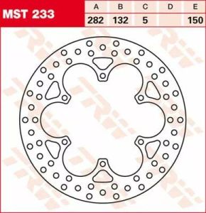 Trw MST233 kerek fix fékrotor 250-299mm Féktárcsa és alkatrészei