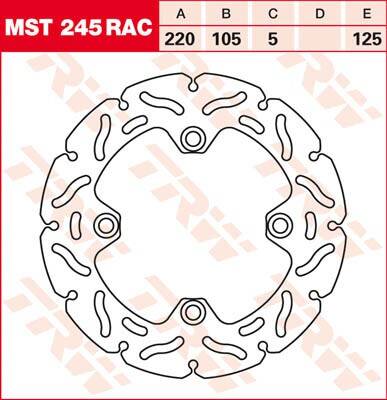 Trw fék féktárcsa FIXED 220 RAC-DESIGN Féktárcsa és alkatrészei 0