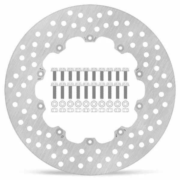 Moto-master 111077 Halo sorozatú fix rotor Féktárcsa és alkatrészei 0