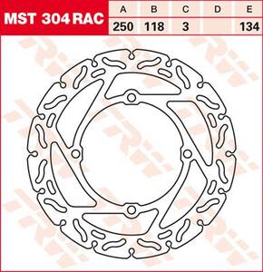 Trw fék féktárcsa FIXED RAC-DESIGN Féktárcsa és alkatrészei