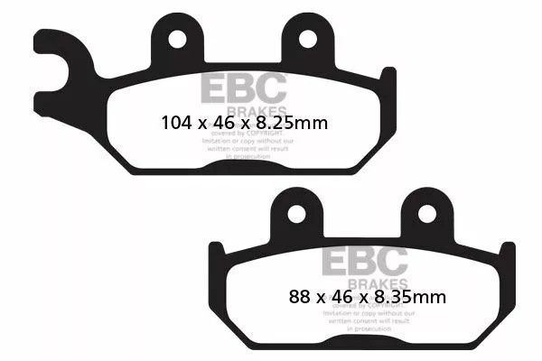 Ebc FA645TT TT Sport Carbon Fusion fékbetétek Fékbetét 0