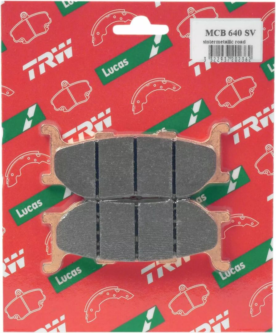 Trw MCB640SV SV sorozat Sindered fékbetétek Fékbetét 0