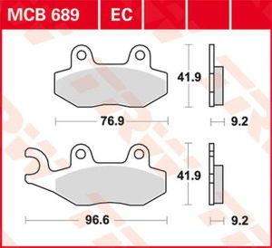 Trw MCB689 All Round kerámia fékbetétek Fékbetét