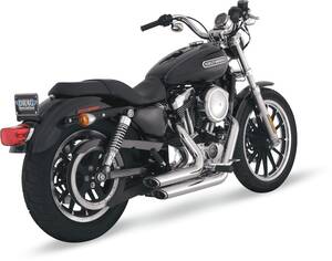 VANCE & HINES kipufogó SHORTSHOTS megtántorodott krómozott Teljes kipufogórendszer