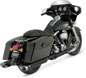 VANCE & HINES leömlõ DRESSER DUALS fekete Kipufogó