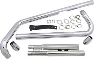 Cobra Rod SPEEDSTER kipufogó rendszer krómozott Yamaha Teljes kipufogórendszer