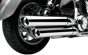 Cobra SLIP ON kipufogódobok FOR cirkáló krómozott Kawasaki Kipufogó dob - Slip On