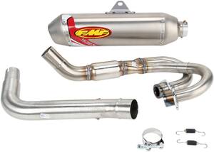 Fmf gyár 4.1 + MEGABOMB rendszer rozsdamentes acél & titán természetes Yamaha Teljes kipufogórendszer