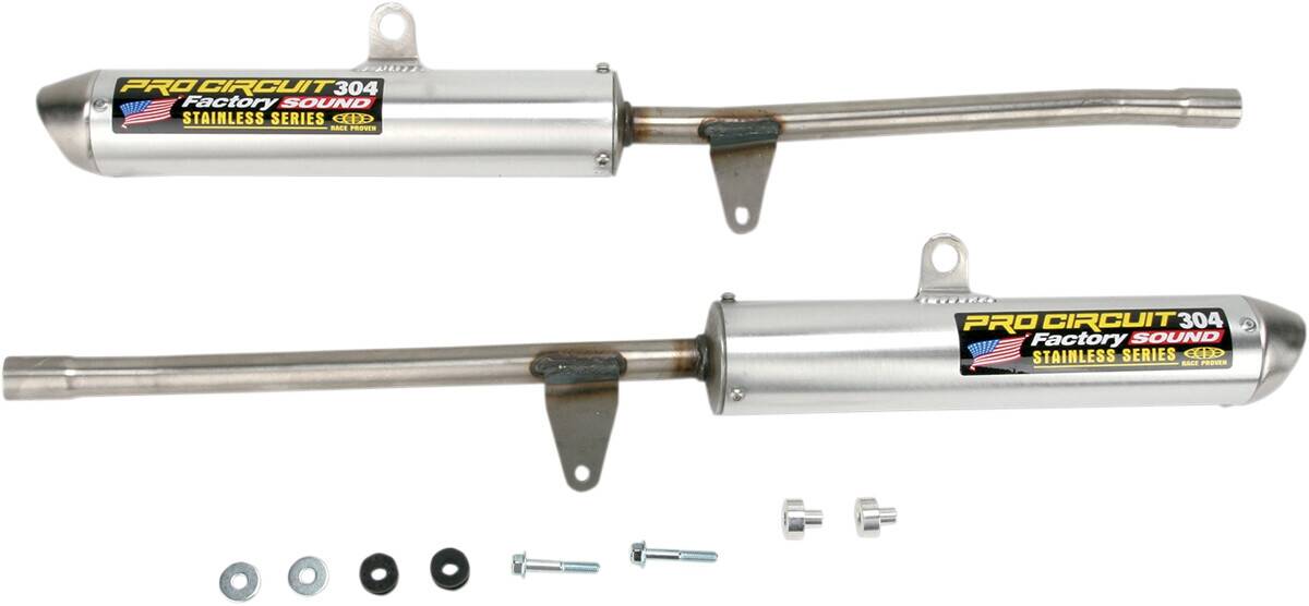 Pro circuit MUFFLER/SILENCER 304 gyár hang Kipufogó dob - Slip On 0