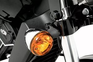 Memphis shades metric MEB9998 Turning Signal Relocation Hardware készlet Szélvédő és karosszéria rögzítő alkatrész 1