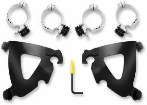 Memphis shades hd MEB2028 Road Warrior Trigger-Lock Mount Kit Szélvédő és karosszéria rögzítő alkatrész