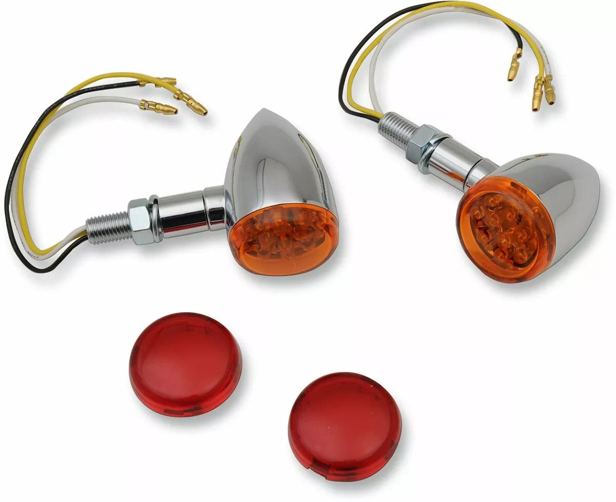 Drag specialties 20-6390BC/MIQ LED Mini Deuce jelzőlámpák Kiegészítő lámpa, irányjelző 1
