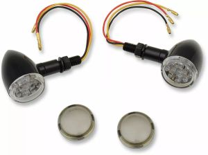 Drag specialties 20-6390BC/MIQ LED Mini Deuce jelzőlámpák Kiegészítő lámpa, irányjelző