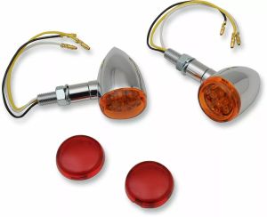 Drag specialties 20-6390BC/MIQ LED Mini Deuce jelzőlámpák Kiegészítő lámpa, irányjelző 1