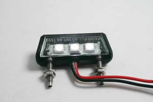 Parts europe 01220581 E-jelölésű Mini LED rendszámtábla lámpa Rendszámtartó 0