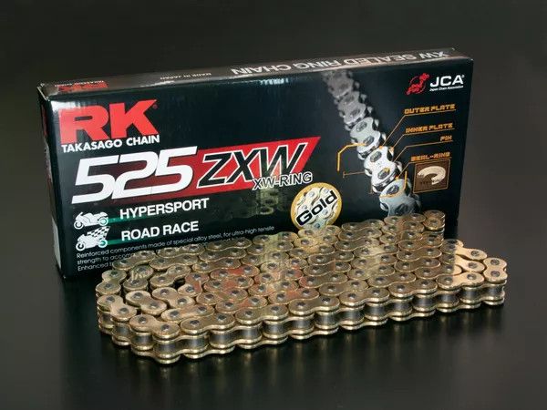 RK GB525ZXW-112-CLF 525 ZXW hajtólánc Meghajtólánc , motorkerékpár lánc 0