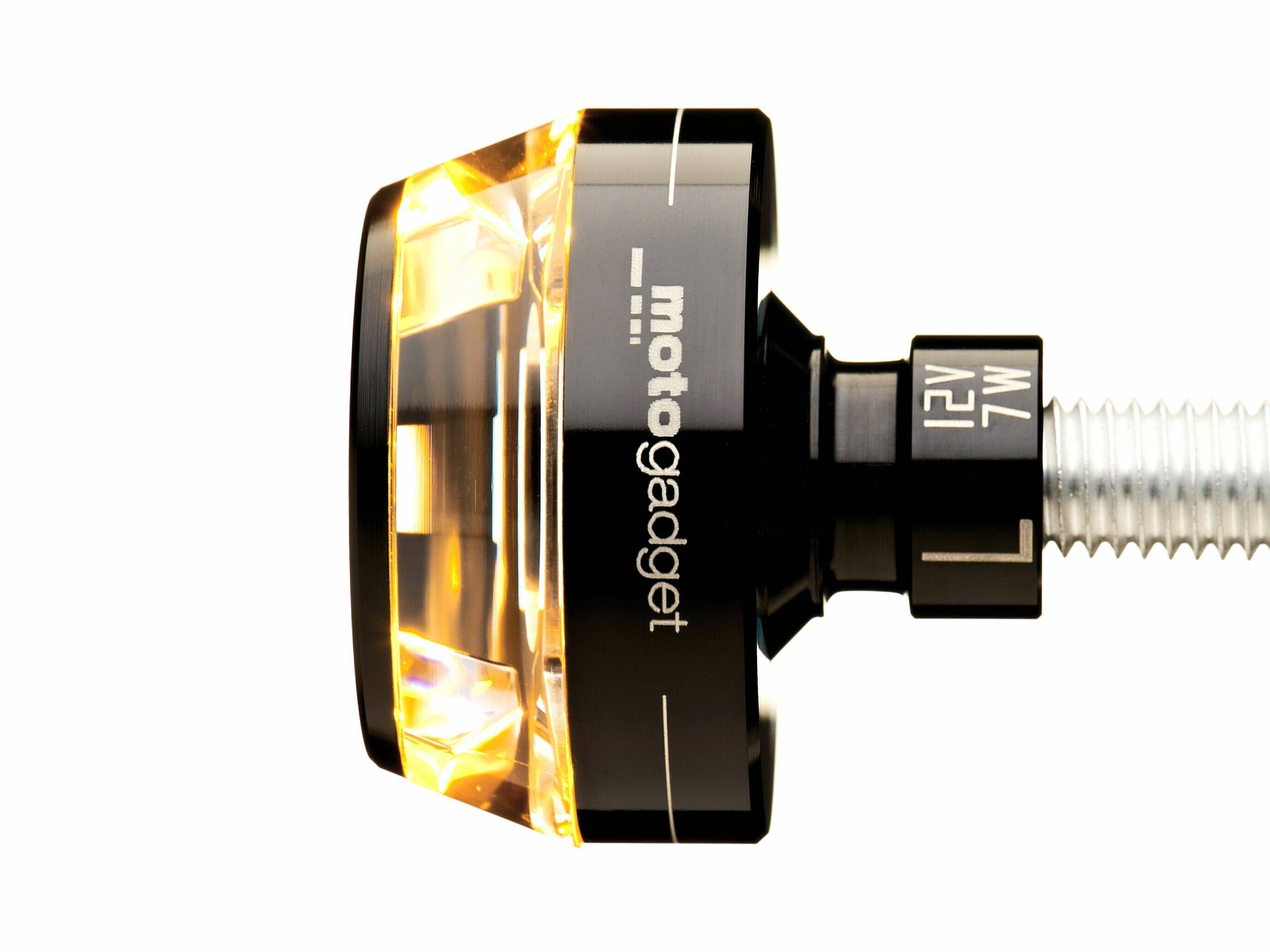 MOTOGADGET mo-BLAZE lemez irány jel bal eloxált fekete Kiegészítő lámpa, irányjelző 0