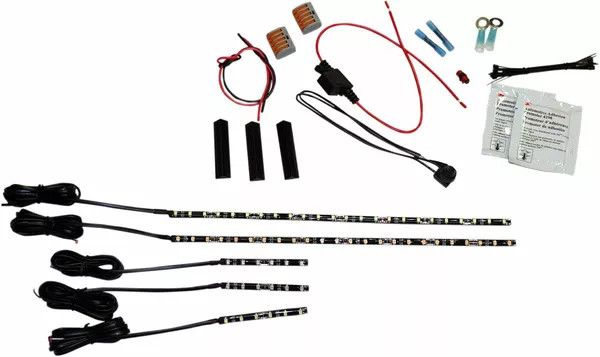 Custom dynamics M2EK1RED Magicflex®2 LED motorkészlet Kiegészítő lámpa, irányjelző 0