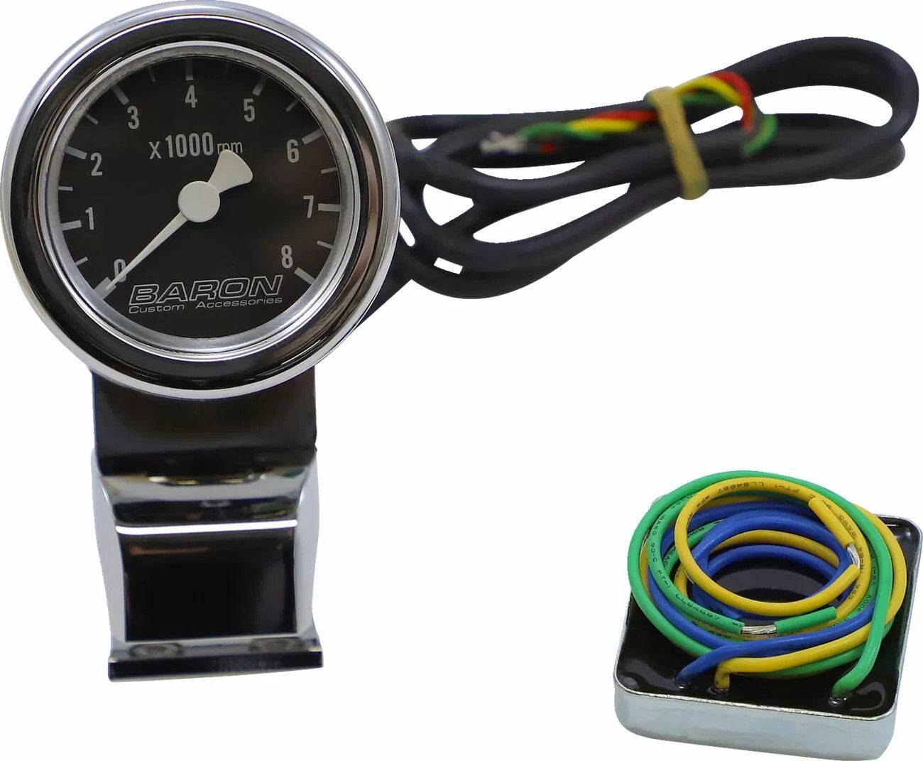 Baron BA-7573-01 Mini-Bullet Electronic 8000 RPM fordulatszámmérő Sebességmérő és fordulatszámmérő 2
