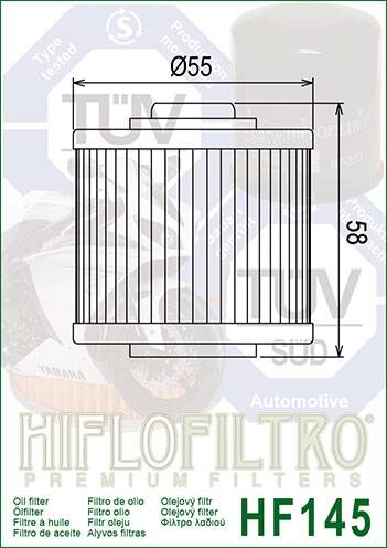 Hiflofiltro Olajszûrõ Olajszűrő 0
