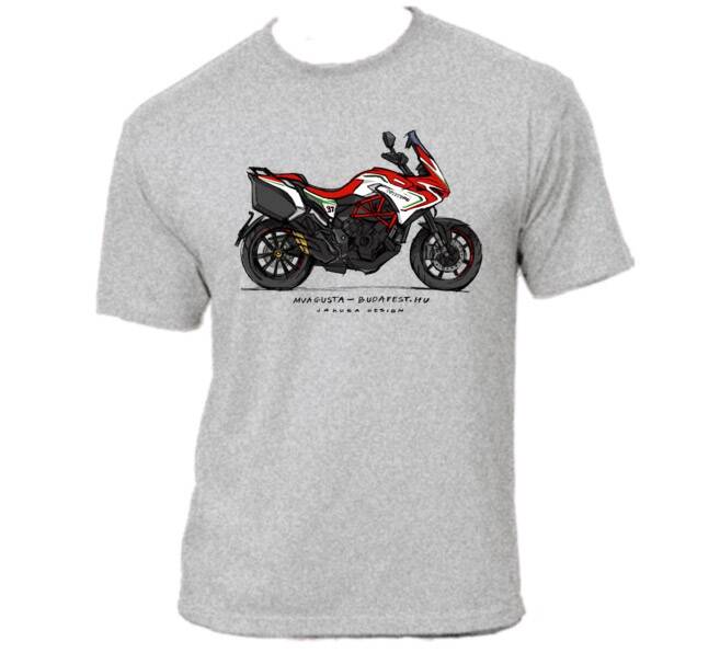 MPS MV Agusta Turismo Veloce RC póló szürke Motoros póló, trikó 0