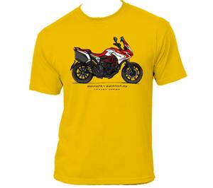 MPS MV Agusta Turismo Veloce RC póló sárga Motoros póló, trikó