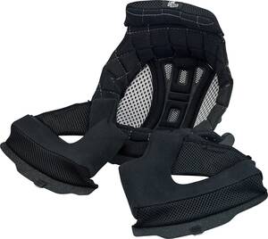 Biltwell LANE SPLITTER bukósisak bélés BLACK/SILVER X-LARGE Bukósisak bélések