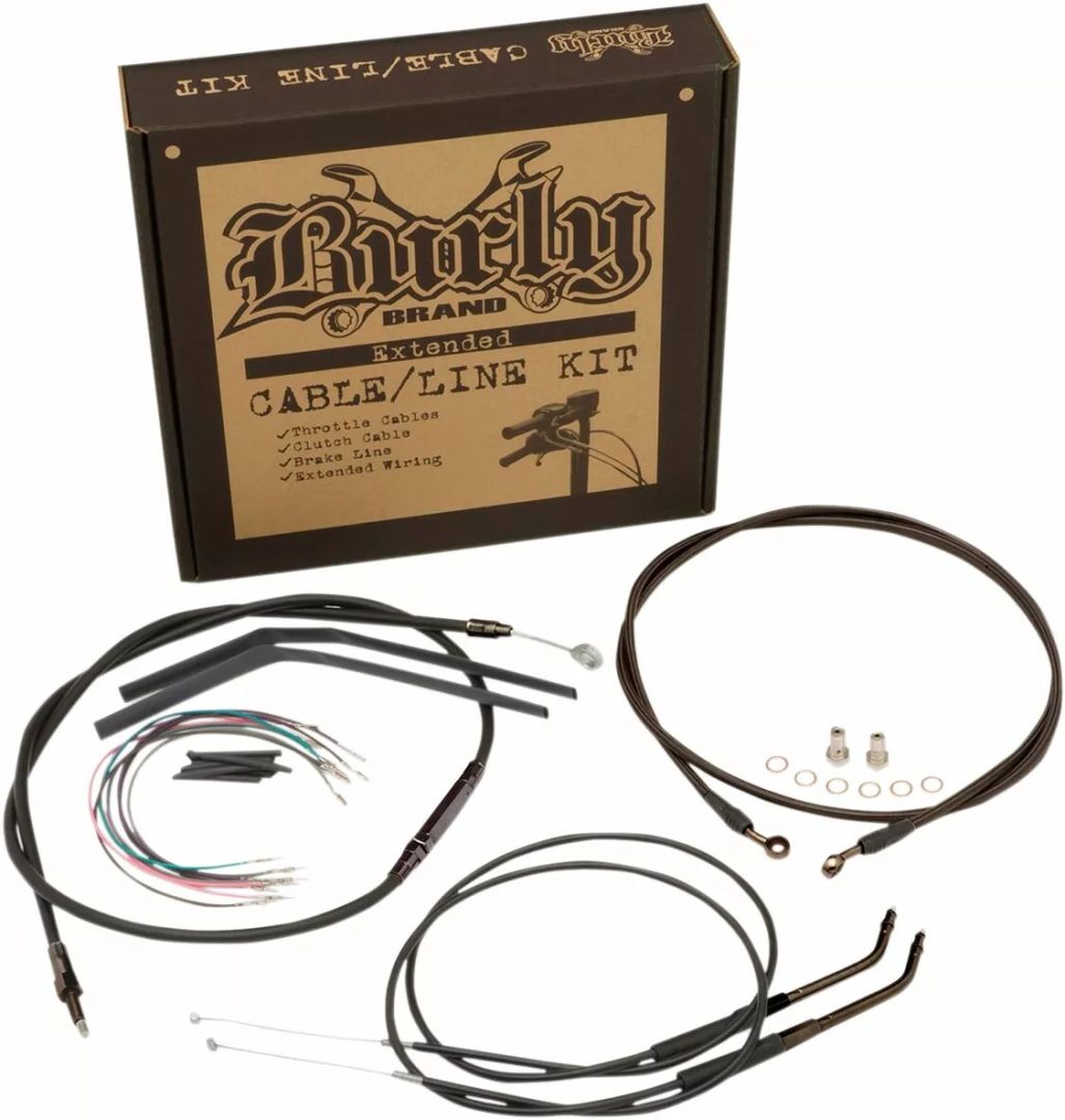 Burly brand B30-1139 Jail Bar kábelkészlet Bowden és huzal 1