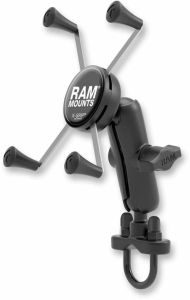 RAM MOUNT RAMB149Z-UN10U Kormánysín rögzítés U-csavaros talppal és univerzális X-Grip® bölcsővel Kameratartó, GPS tartó, telefontartó