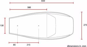 C-racer SCR4FC-BLSB lapos nyomtávú ülés Ülés, nyereg 4