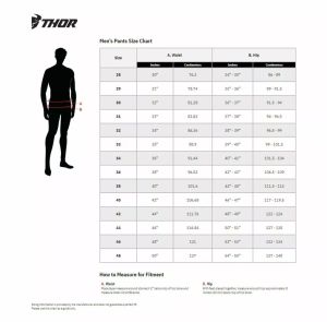 Thor 2901-12404 Sportmode flite nadrág Motokrossz nadrág 16