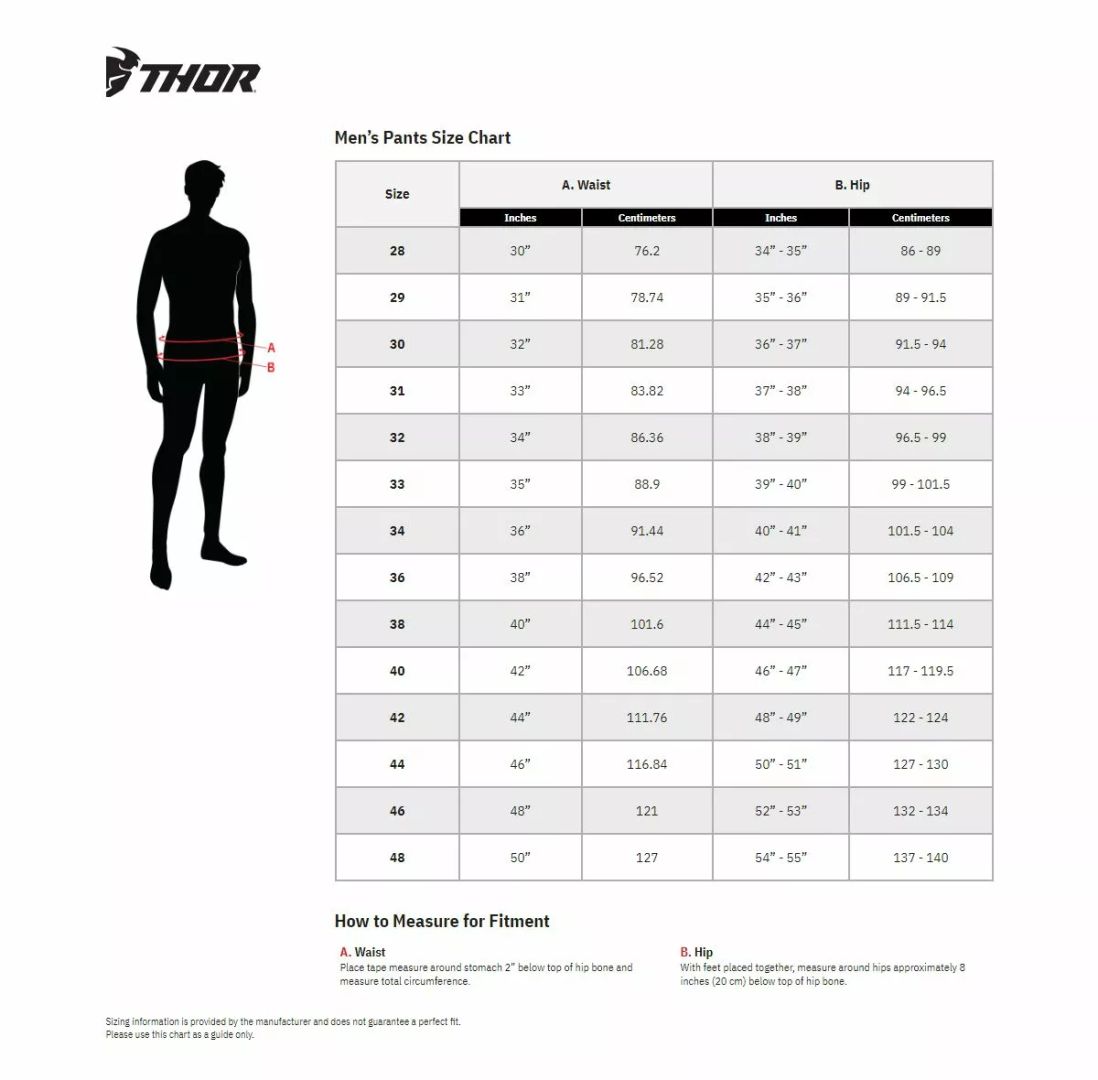 Thor 2901-12404 Sportmode flite nadrág Motokrossz nadrág 16
